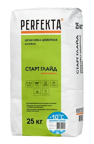 Шпаклевка цементная базовая Старт Глайд