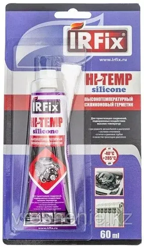 IRFix Hi-Temp Высокотемпературный силиконовый герметик красный