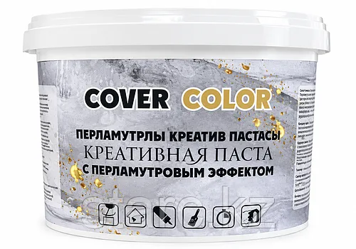 Перламутровый лак.Многоцветное декоративное покрытие LUX "COVER COLOR" 1.7 кг
