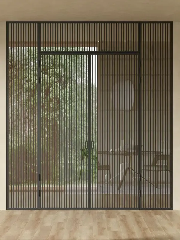 Распашная алюминиевая перегородка Minoli 16