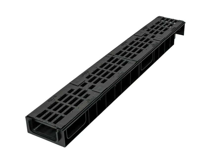 Лоток Ecoteck STANDART light 100.65 h69 с решеткой 100 чугунной, кл.С250
