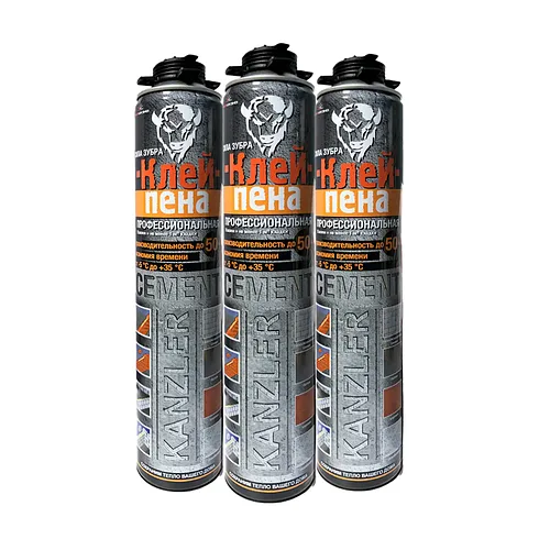 Монтажная пена-клей KANZLER Cement 850мл.
