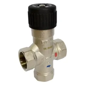 Клапан трехходовой термостатический RVC Pro 3/4" (от +30°С до +55°С, Kvs 1,8) смесительный