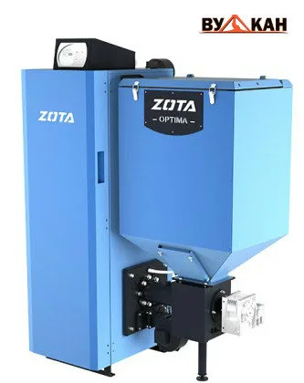 Автоматический твердотопливный котел ZOTA Optima-25 кВт