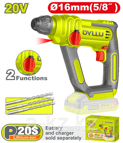 Аккумуляторный Перфоратор 20V SDS-Plus (1.5Дж)