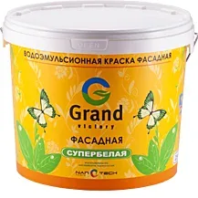Краска водно-дисперсионная для внутренних и наружных работ "Фасадная 901"  10кг