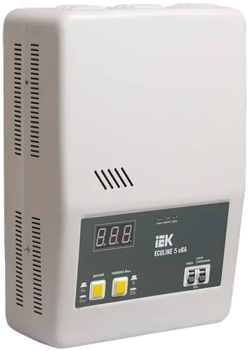 Стабилизатор напряжения ECOLINE 5кВА 220В настенный IEK