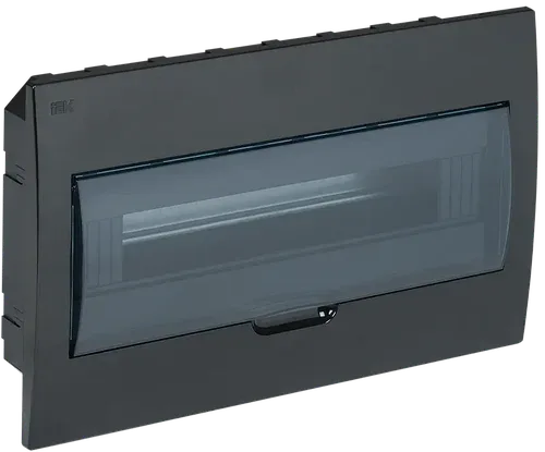 KREPTA 3 Корпус пластиковый ЩРВ-П-18 IP41 черный IEK