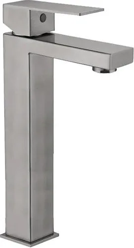 Смеситель для раковины высокий HB11803-2 сталь HAIBA