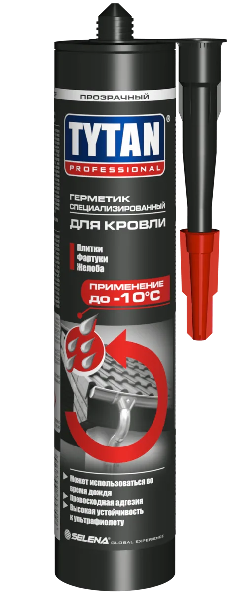 10044377 TYTAN герметик специализированный для кровли 310 мл, бесцветный