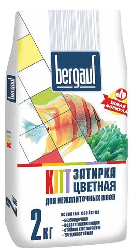 ФУГА-ЗАТИРКА Bergauf 2кг (черный графит)