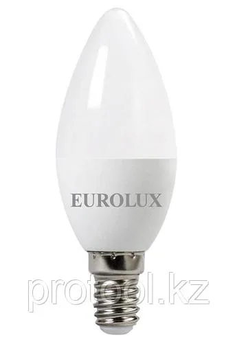 Лампа светодиодная LL-E-C37-5W-230-2,7K-E14 (свеча, 5Вт, тепл., Е14) Eurolux