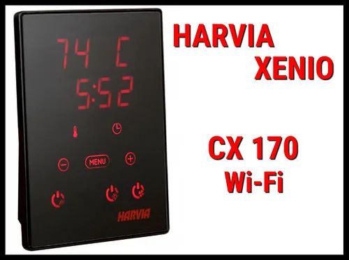 Сенсорный пульт управления Harvia Xenio CX 170 XW Wi-Fi (для электрических печей 3-17 кВт, без датчика двери)