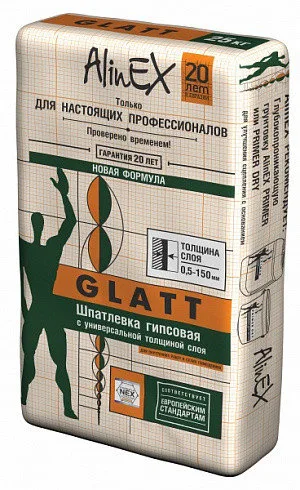 Выравнивающая шпаклевка Алина Глатт