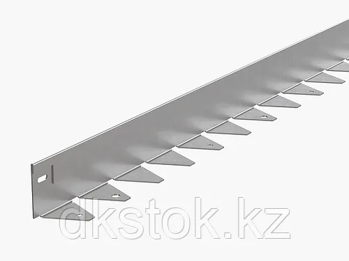 Металлический бордюр Zn 1200*60*45*1,5 компл. (высота 6 см + заклепка)