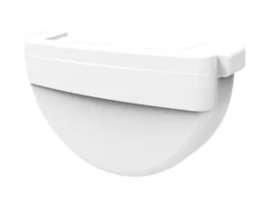 Заглушка желоба с уплотнителем RUPLAST PVC 125/80