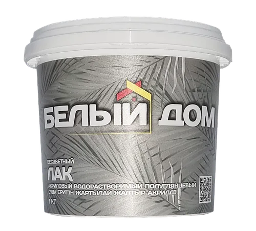 ЛАК акриловый водорастворимый полуглянцевый 10кг.
