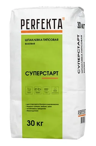Шпаклевка гипсовая базовая Суперстарт