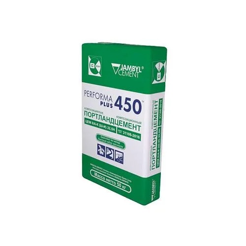 Жамбыл цемент Performa Plus 450, 50кг. • с НДС • Доставка